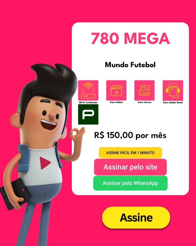 VERO INTERNET FIBRA - 780 MEGA - MUNDO FUTBOL