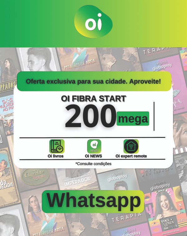 OI FIBRA START - 200 MEGA